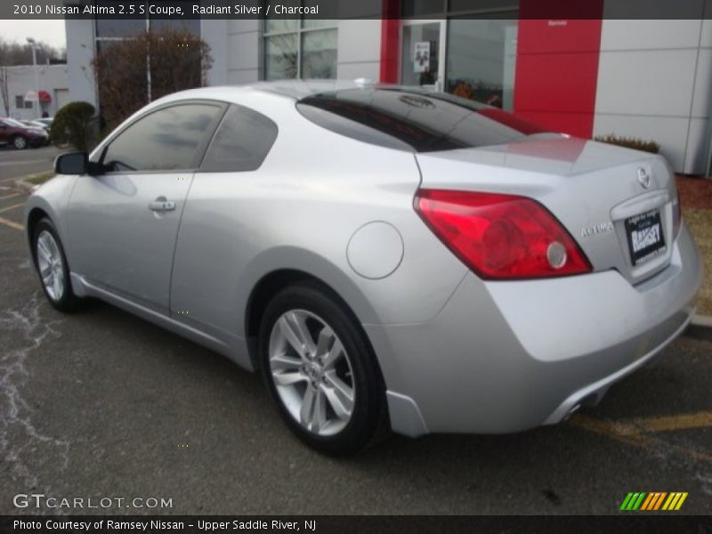 Radiant Silver / Charcoal 2010 Nissan Altima 2.5 S Coupe