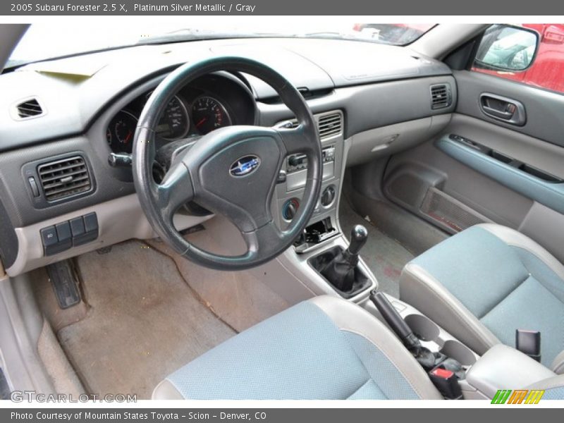  2005 Forester 2.5 X Gray Interior