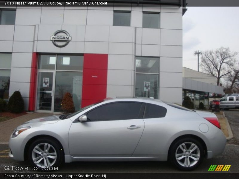 Radiant Silver / Charcoal 2010 Nissan Altima 2.5 S Coupe