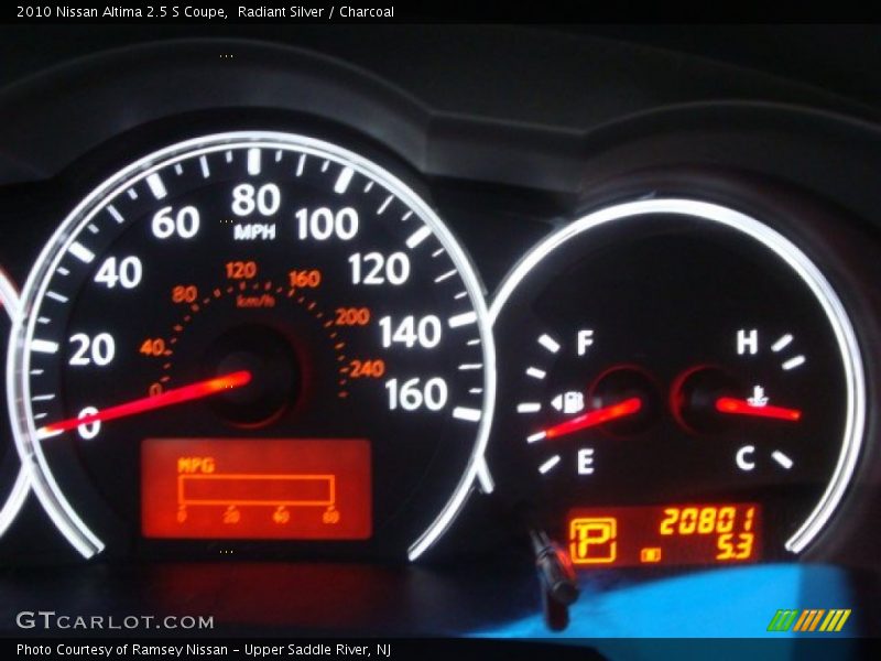 Radiant Silver / Charcoal 2010 Nissan Altima 2.5 S Coupe