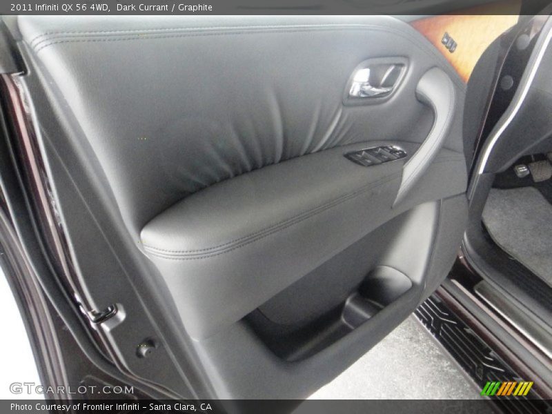 Dark Currant / Graphite 2011 Infiniti QX 56 4WD