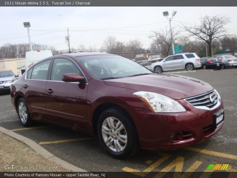 Tuscan Sun / Charcoal 2011 Nissan Altima 2.5 S