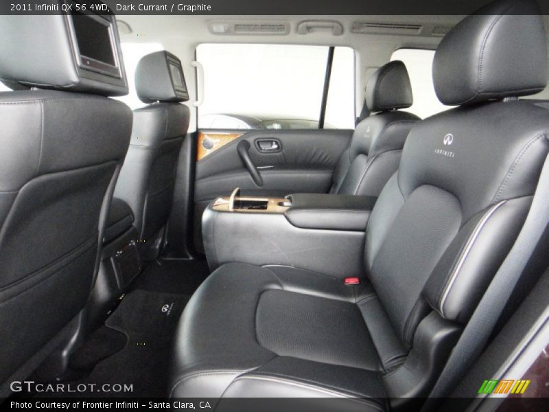 Dark Currant / Graphite 2011 Infiniti QX 56 4WD