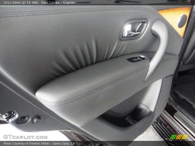 Dark Currant / Graphite 2011 Infiniti QX 56 4WD