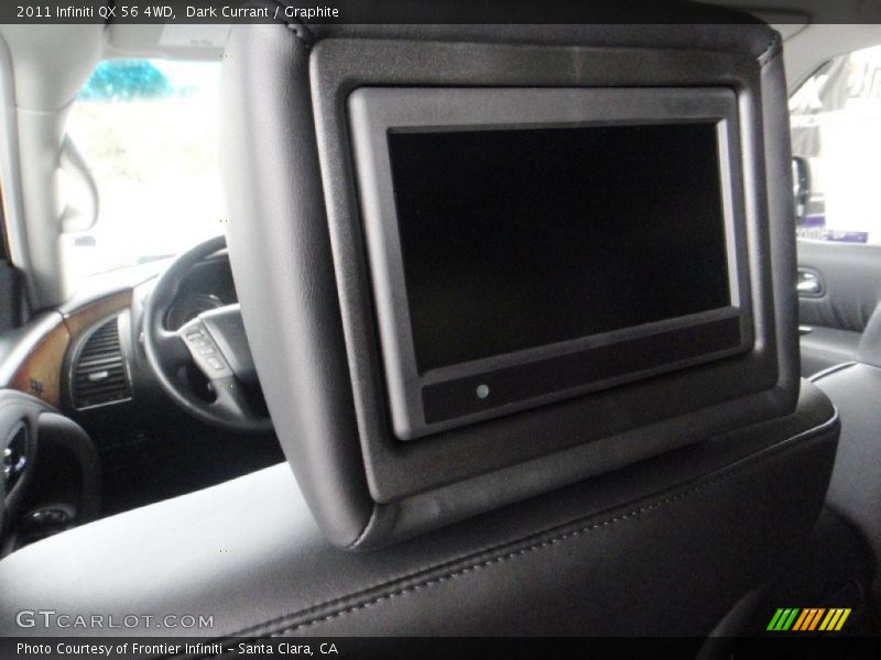 Dark Currant / Graphite 2011 Infiniti QX 56 4WD
