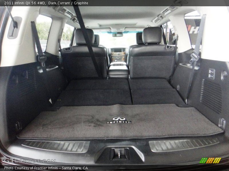 Dark Currant / Graphite 2011 Infiniti QX 56 4WD