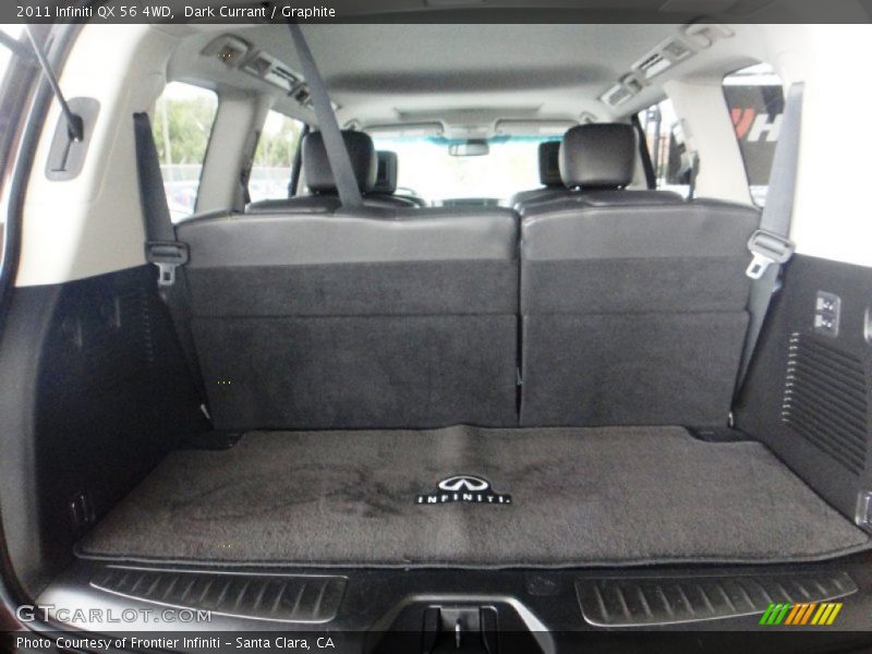 Dark Currant / Graphite 2011 Infiniti QX 56 4WD