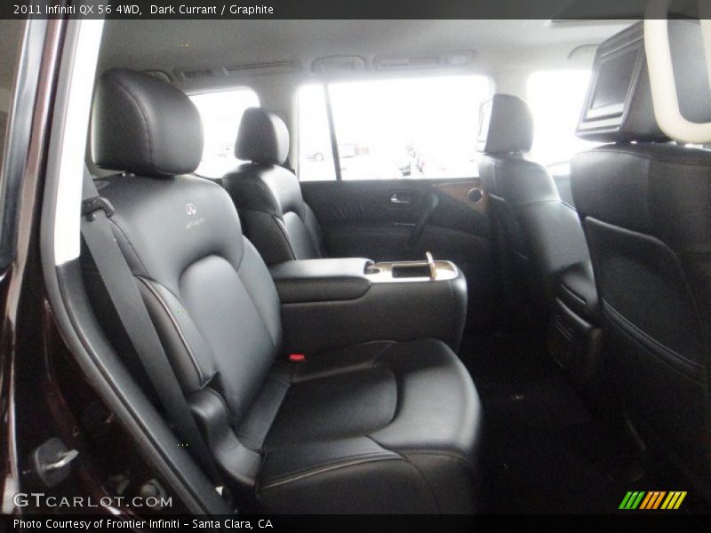 Dark Currant / Graphite 2011 Infiniti QX 56 4WD