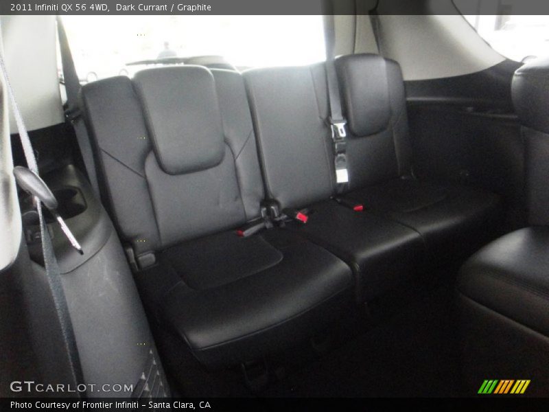 Dark Currant / Graphite 2011 Infiniti QX 56 4WD