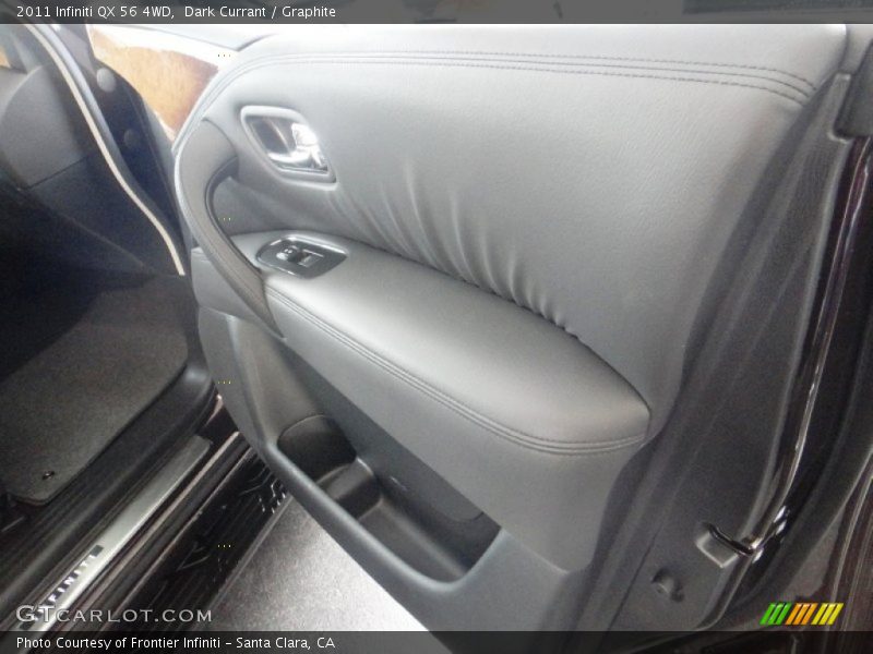 Dark Currant / Graphite 2011 Infiniti QX 56 4WD
