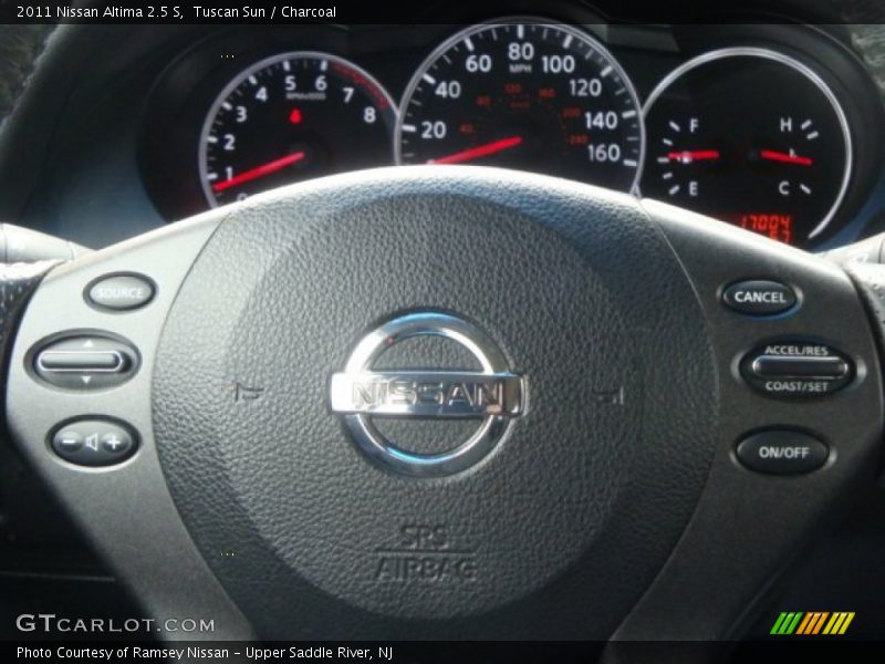 Tuscan Sun / Charcoal 2011 Nissan Altima 2.5 S