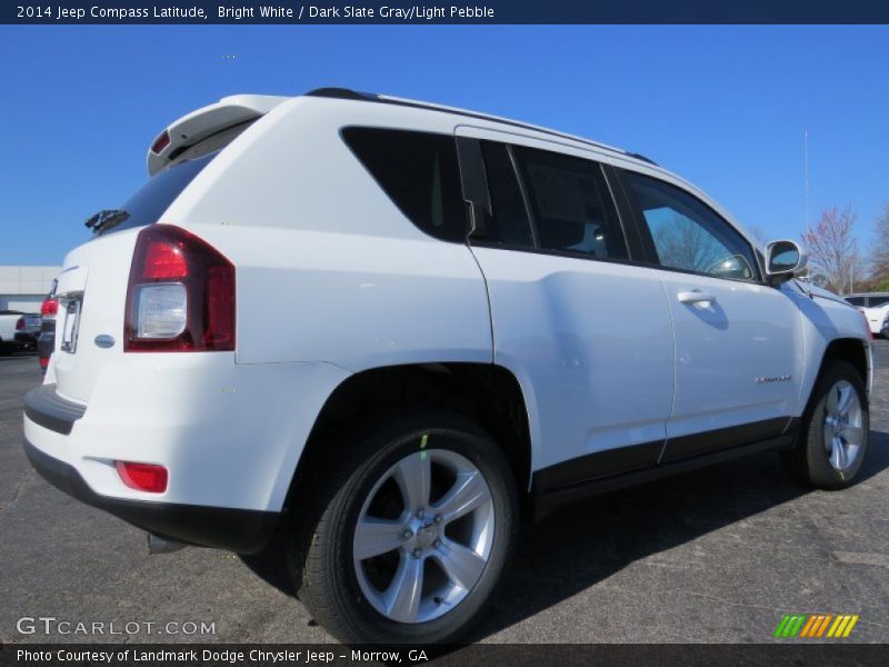Bright White / Dark Slate Gray/Light Pebble 2014 Jeep Compass Latitude