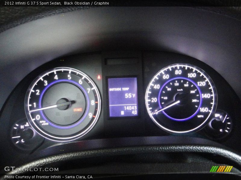 Black Obsidian / Graphite 2012 Infiniti G 37 S Sport Sedan