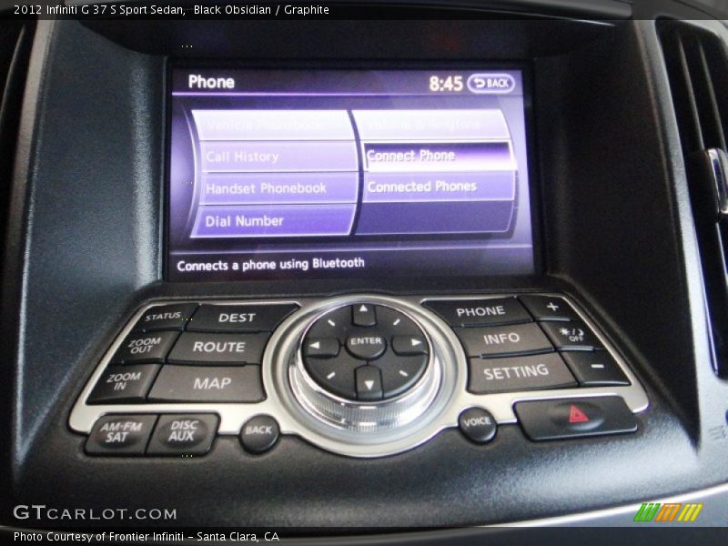 Black Obsidian / Graphite 2012 Infiniti G 37 S Sport Sedan