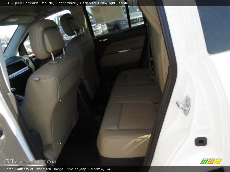 Bright White / Dark Slate Gray/Light Pebble 2014 Jeep Compass Latitude
