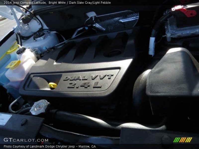 Bright White / Dark Slate Gray/Light Pebble 2014 Jeep Compass Latitude