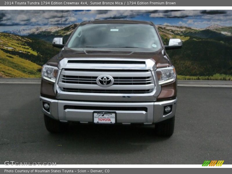 Sunset Bronze Mica / 1794 Edition Premium Brown 2014 Toyota Tundra 1794 Edition Crewmax 4x4