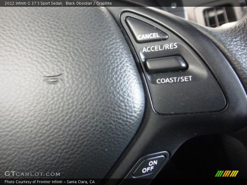 Black Obsidian / Graphite 2012 Infiniti G 37 S Sport Sedan