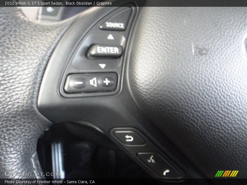 Black Obsidian / Graphite 2012 Infiniti G 37 S Sport Sedan