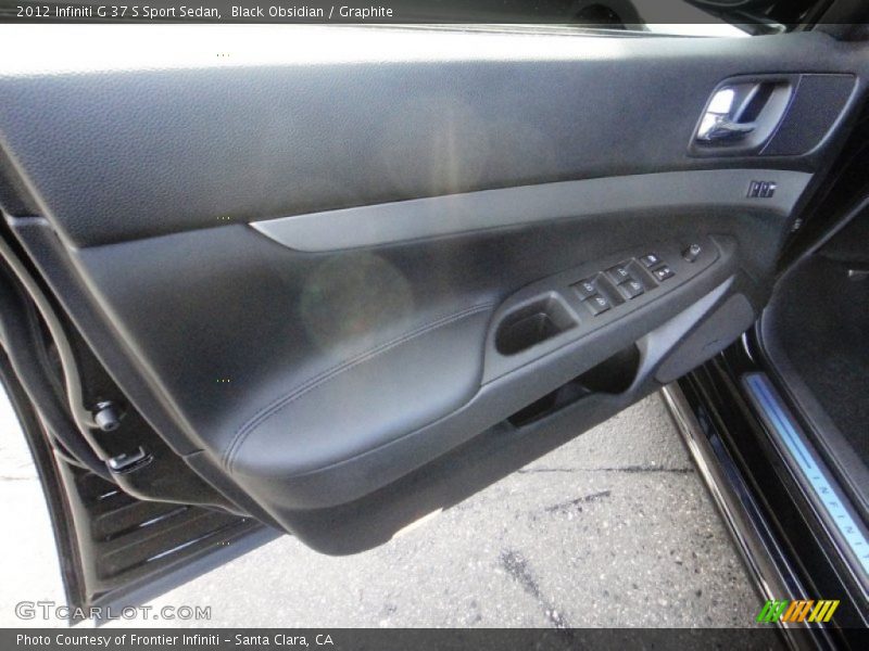 Black Obsidian / Graphite 2012 Infiniti G 37 S Sport Sedan