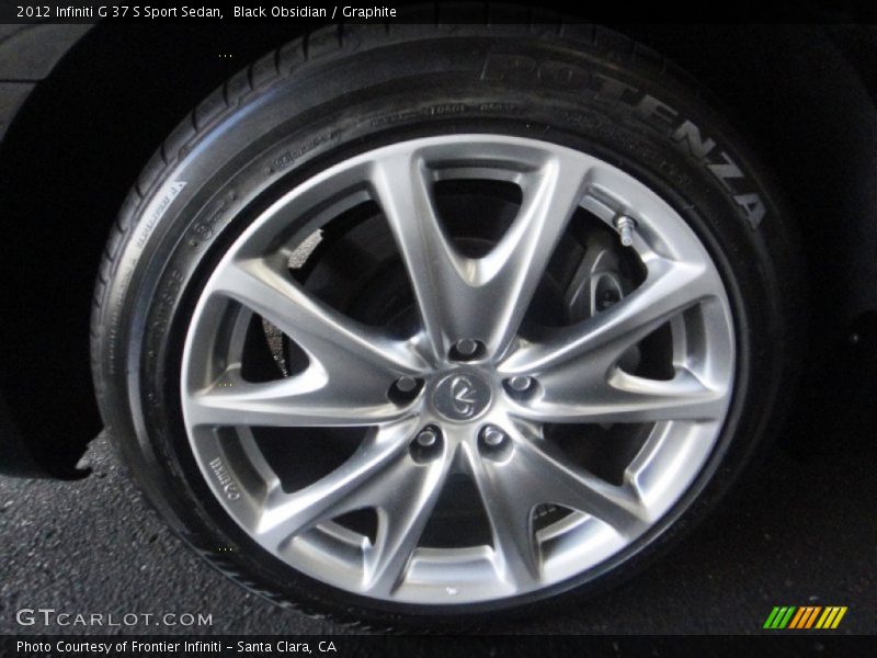 Black Obsidian / Graphite 2012 Infiniti G 37 S Sport Sedan