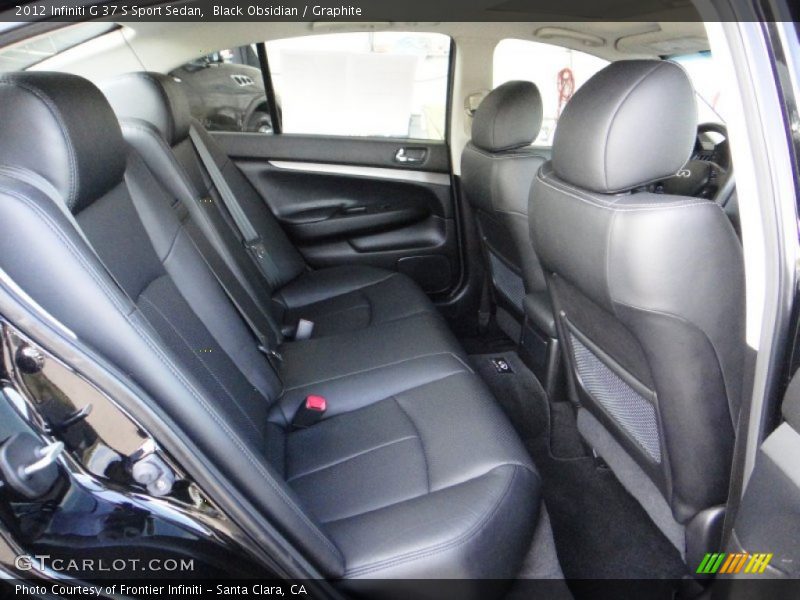 Black Obsidian / Graphite 2012 Infiniti G 37 S Sport Sedan
