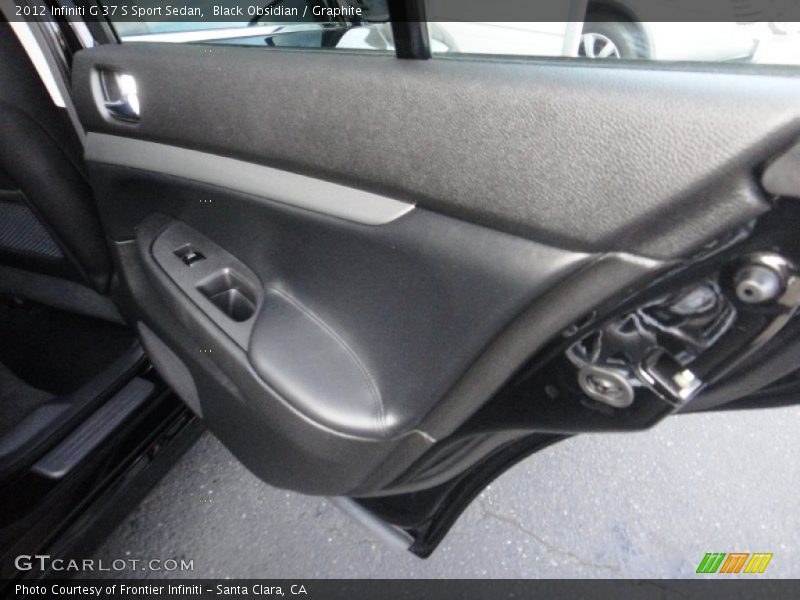 Black Obsidian / Graphite 2012 Infiniti G 37 S Sport Sedan