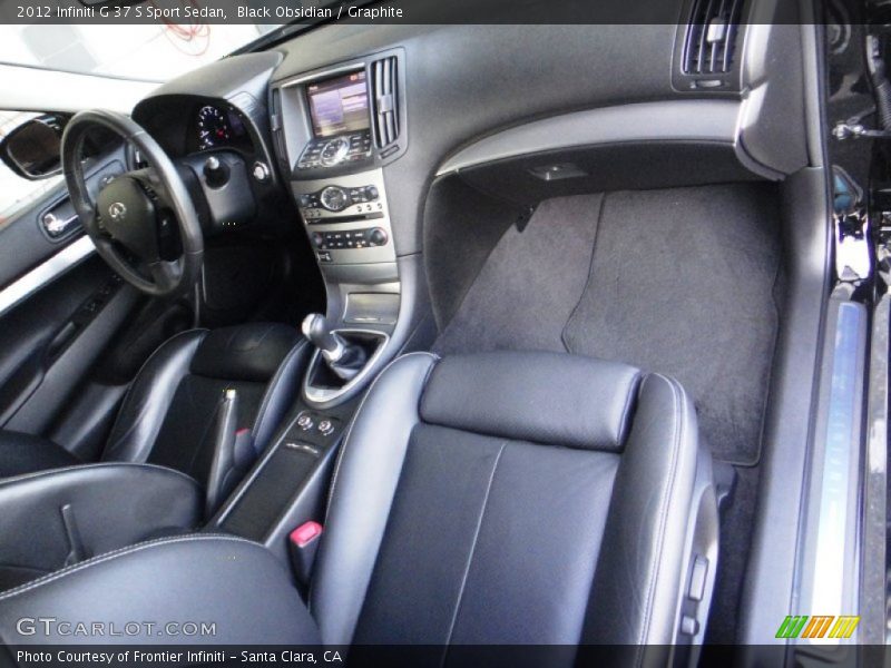 Black Obsidian / Graphite 2012 Infiniti G 37 S Sport Sedan