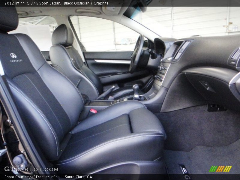 Black Obsidian / Graphite 2012 Infiniti G 37 S Sport Sedan