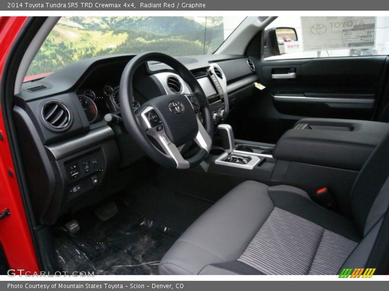 Radiant Red / Graphite 2014 Toyota Tundra SR5 TRD Crewmax 4x4