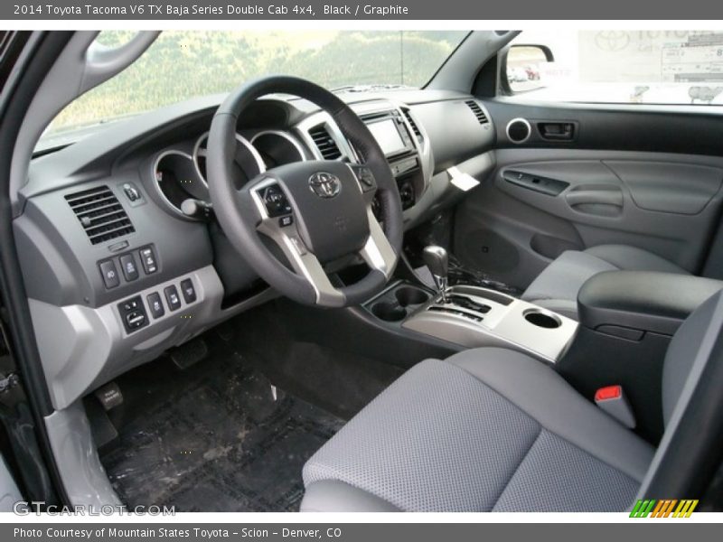 Black / Graphite 2014 Toyota Tacoma V6 TX Baja Series Double Cab 4x4