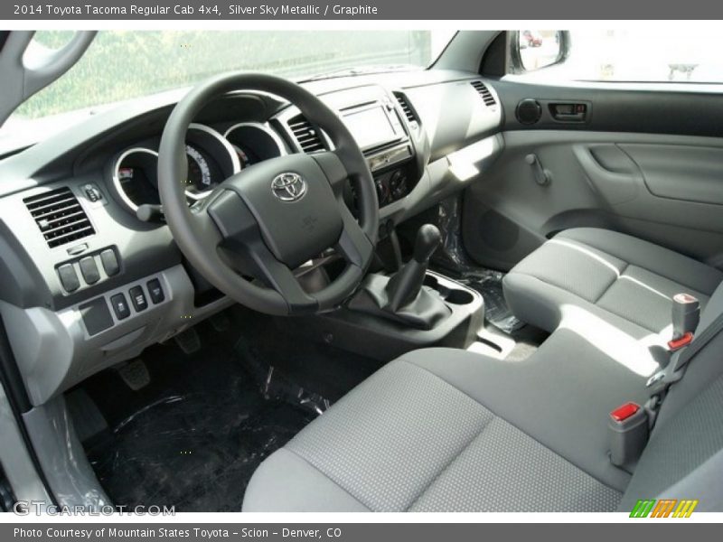  2014 Tacoma Regular Cab 4x4 Graphite Interior