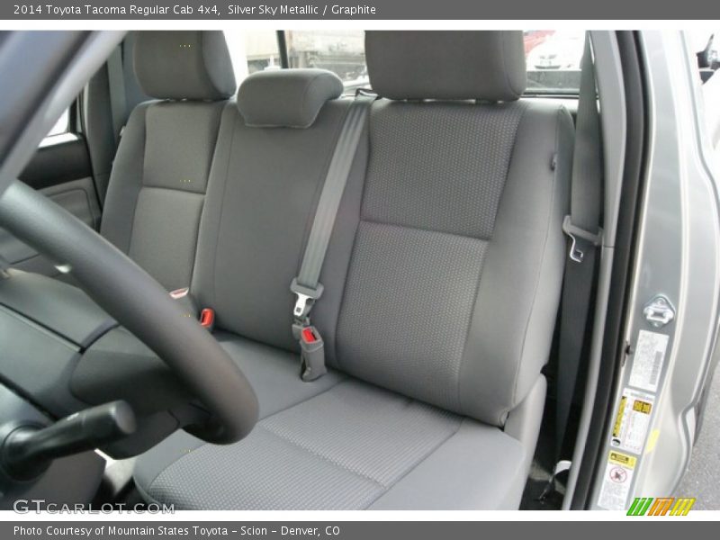 Silver Sky Metallic / Graphite 2014 Toyota Tacoma Regular Cab 4x4