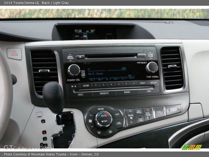 Black / Light Gray 2014 Toyota Sienna LE