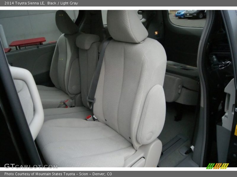 Black / Light Gray 2014 Toyota Sienna LE