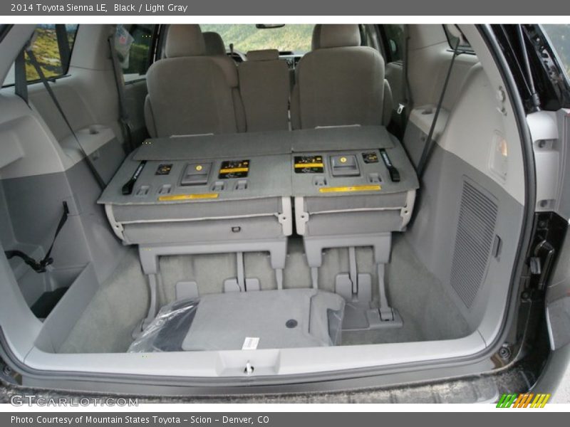 Black / Light Gray 2014 Toyota Sienna LE