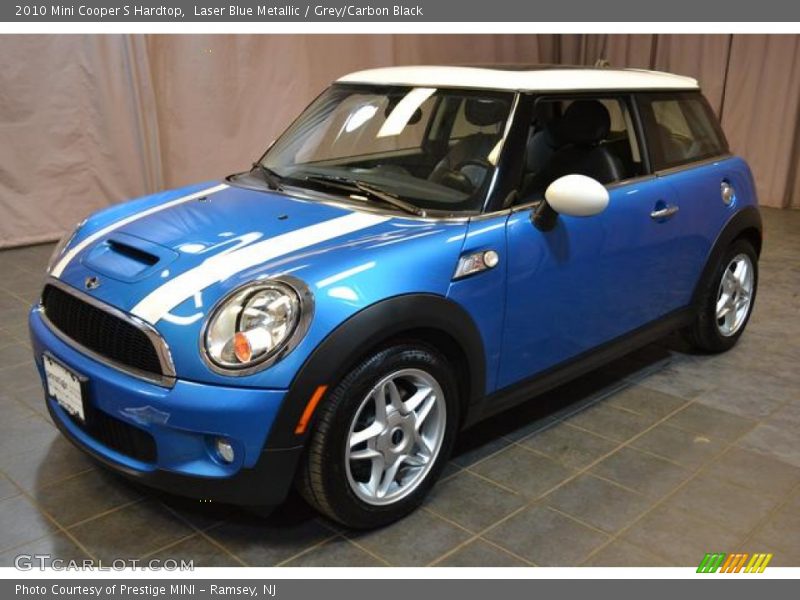 Laser Blue Metallic / Grey/Carbon Black 2010 Mini Cooper S Hardtop