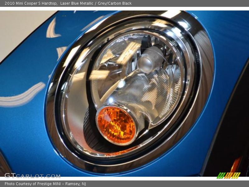 Laser Blue Metallic / Grey/Carbon Black 2010 Mini Cooper S Hardtop