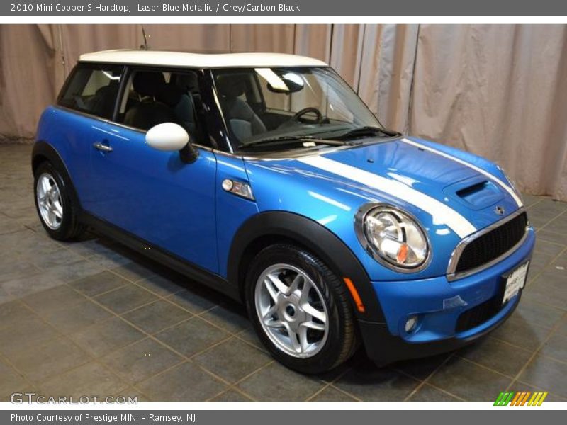 Laser Blue Metallic / Grey/Carbon Black 2010 Mini Cooper S Hardtop