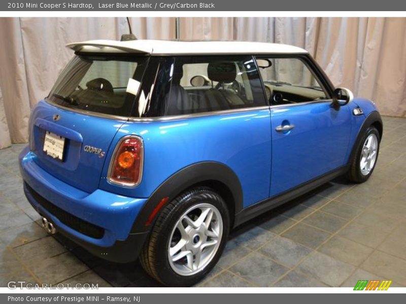 Laser Blue Metallic / Grey/Carbon Black 2010 Mini Cooper S Hardtop
