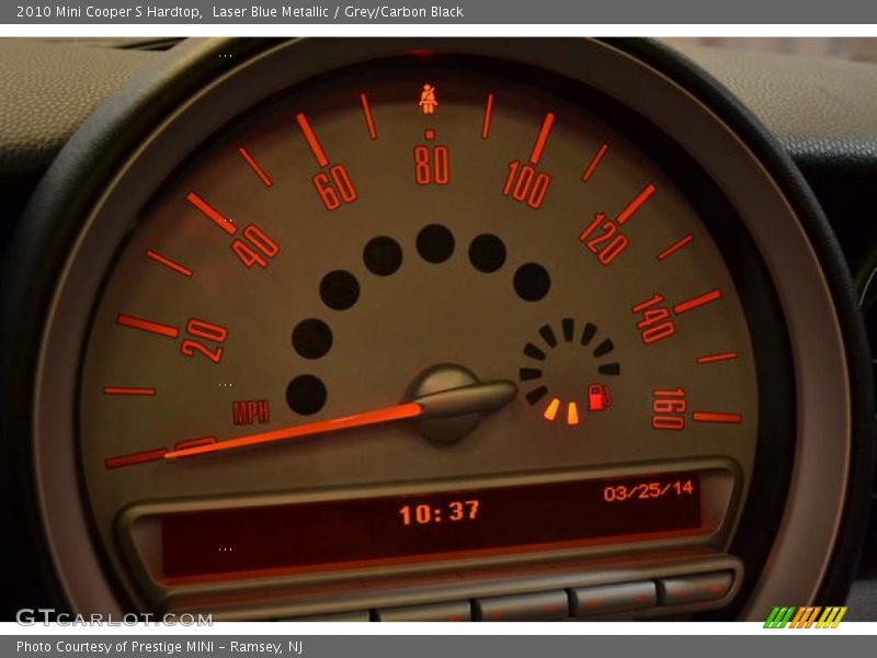 Laser Blue Metallic / Grey/Carbon Black 2010 Mini Cooper S Hardtop
