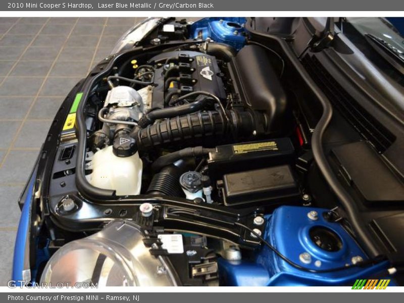 Laser Blue Metallic / Grey/Carbon Black 2010 Mini Cooper S Hardtop