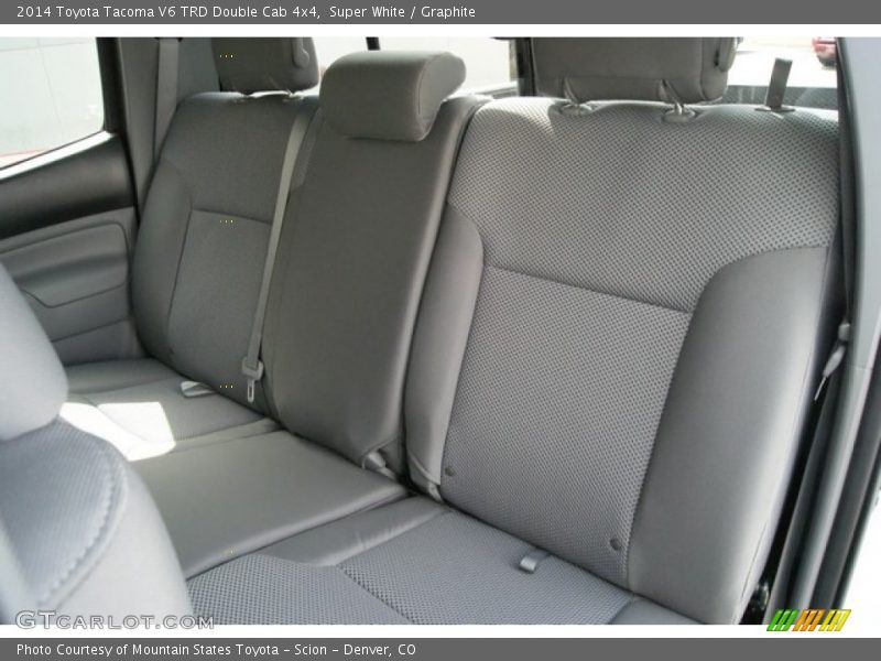 Super White / Graphite 2014 Toyota Tacoma V6 TRD Double Cab 4x4