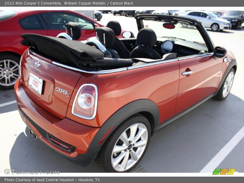 Brilliant Copper Metallic / Carbon Black 2013 Mini Cooper S Convertible