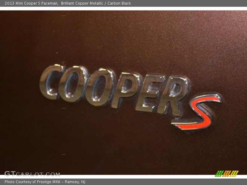 Brilliant Copper Metallic / Carbon Black 2013 Mini Cooper S Paceman