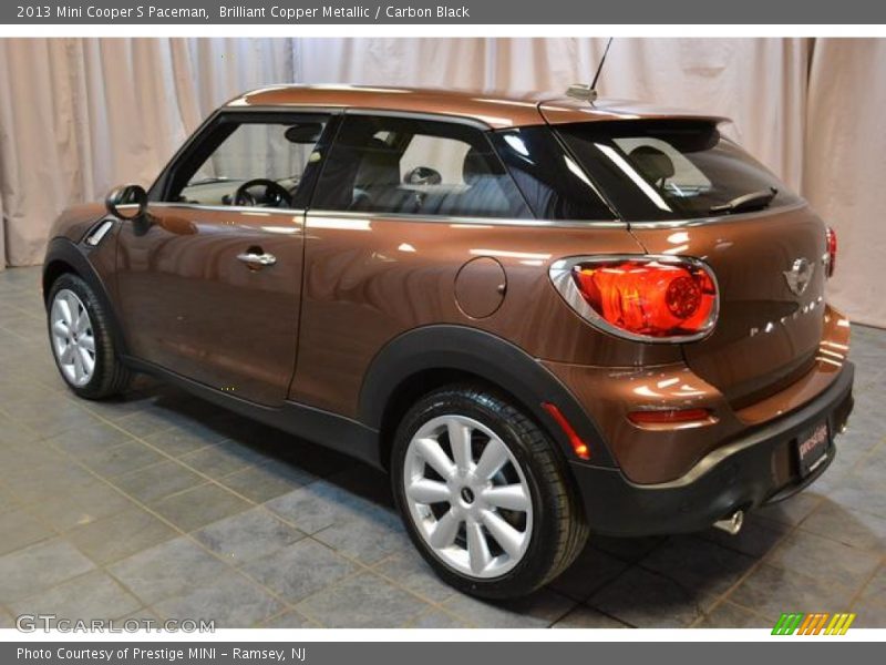 Brilliant Copper Metallic / Carbon Black 2013 Mini Cooper S Paceman