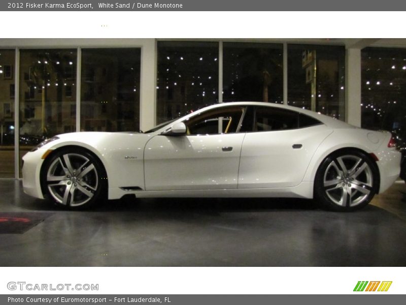 White Sand / Dune Monotone 2012 Fisker Karma EcoSport