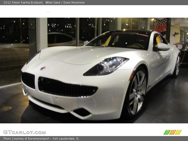 White Sand / Dune Monotone 2012 Fisker Karma EcoSport