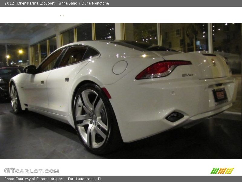 White Sand / Dune Monotone 2012 Fisker Karma EcoSport