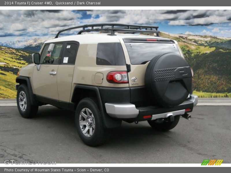 Quicksand / Dark Charcoal 2014 Toyota FJ Cruiser 4WD